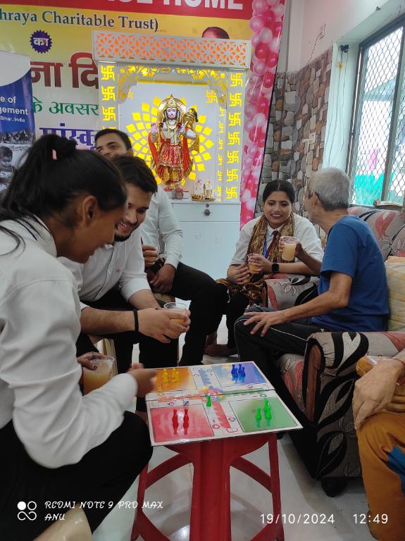 IIBM Patna and CED Patna Organise Heartwarming Event at Aashraya Old Age Home